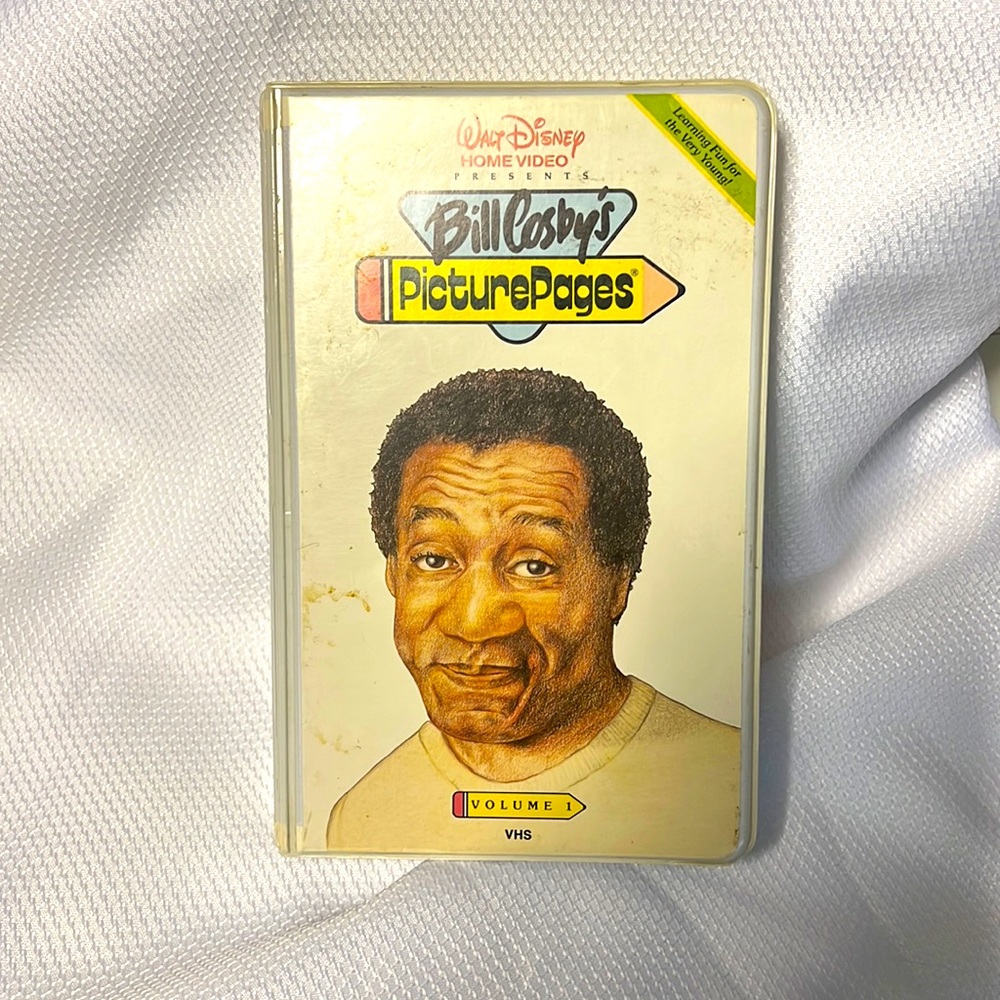 Bill Cosby’s Picture Pages Walt Disney home video VHS volume one 1985 Vintage!!